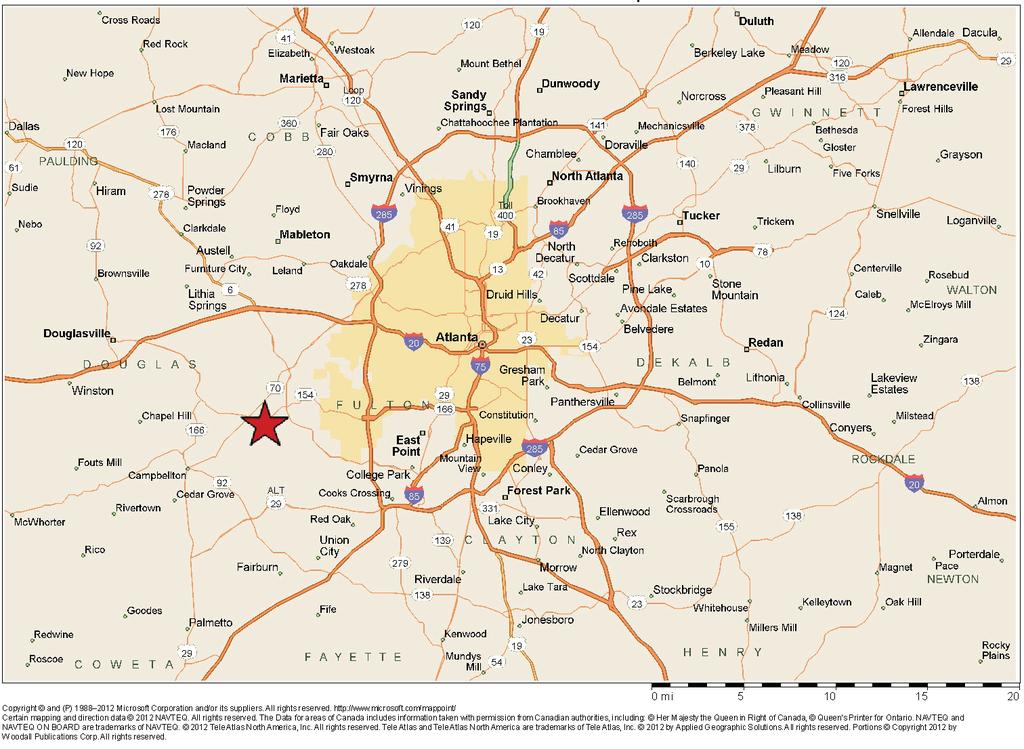 Location Map McWhirter Realty Partners, LLC 10±