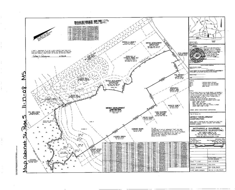 Site Plan HOLDEN BEACH MULTI-FAMILY LAND 2720 HOLDEN BEACH RD
