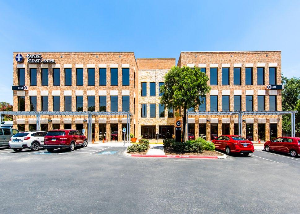 MEDICAL OFFICE SPACE FOR LEASE LEGACY OAKS BLDG C - 5368 FREDERICKSBURG RD SAN ANTONIO, TX BLDG C AVAILABILITY 1,818-5,937 RSF The information provided herein was obtained from sources believed