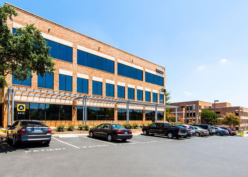 MEDICAL OFFICE SPACE FOR LEASE LEGACY OAKS BLDG A - 5410 FREDERICKSBURG RD SAN ANTONIO, TX BLDG A AVAILABILITY 874-3,612 RSF The information provided herein was obtained from sources believed