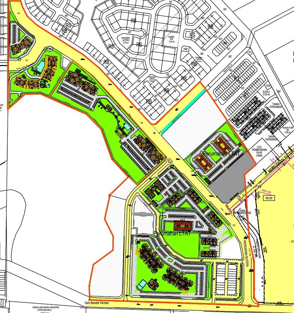1 01 Master Plan Parcels of housing development with individual land titles.