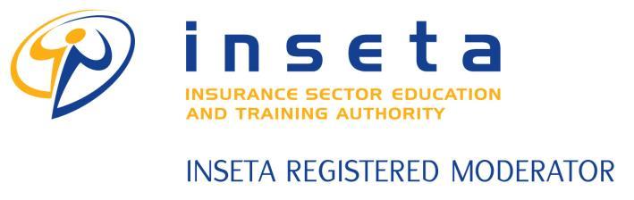 use by INSETA registered Assessors and or 3 For use by INSETA