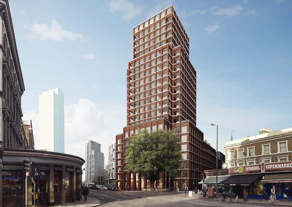 225 City Road Major mixed use development comprising a 22 storey tower and an 8 storey shoulder building to provide c.