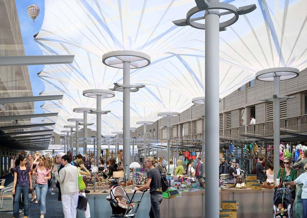 Greenwich Market Detailed planning permission granted on appeal for the regeneration of the historic Greenwich Market located with the Maritime Greenwich World Heritage Site and containing numerous