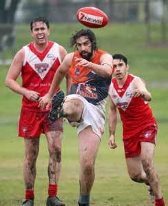 DIVISION 2 ROUND WRAP CAROLINE SPRINGS CRUISE TO VICTORY By DANIEL MOSCA IN A dominant performance from start to finish, the Caroline Springs Lakers improved to 10-1 on the ladder with an enormous