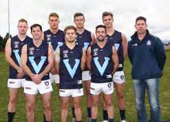 SEVEN WRFL STARS DON THE BIG V By KRISTEN ALEBAKIS WRFL NEWS THE might of Vic Country proved too strong for Vic Metro on Sunday, with the team from the bush claiming the 2016 AFL Victoria Community