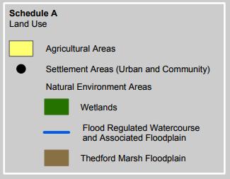 Figure 3: County of Middlesex Official Plan Schedule A Subject Lands N 4.2.2 Agricultural Areas Section 3.