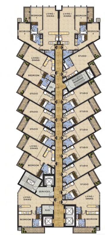 TOWER A TYPICAL FLOOR PLAN LEVEl 2 TYPICAL FLOOR PLAN LEVELS 3-13 TOWER B TYPICAL FLOOR PLAN LEVELS 3-13 *Unless stated above, all accessories and interior finishes such as wallpaper, chandeliers,