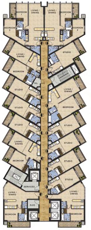 TOWER C TYPICAL FLOOR PLAN LEVELS 3-13 TOWER D TYPICAL FLOOR PLAN LEVEL 2 TYPICAL FLOOR PLAN LEVELS 3-13 *Unless stated above, all accessories and