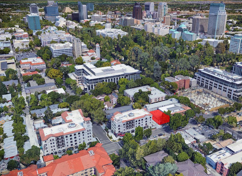 4 5 LOCATION Situated squarely on the dividing line of Midtown and Downtown, the Property benefits from the distinct characteristics of both submarkets.