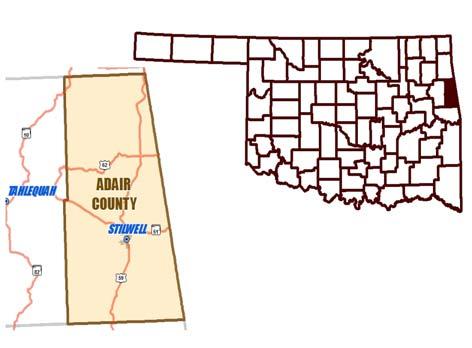 County: Assessor / Office Information Adair Assessor: Rhonda Pritchett Year appointed: 1998 Year elected: 1999 Years as Assr: 19 Yrs Empl in Assr Off: 31 First deputy: Kendra Asbill County Seat: