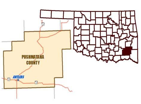 County: Assessor / Office Information Pushmataha Assessor: Frances Joslin Year appointed: N/A Year elected: 26 Years as Assr: 11 Yrs Empl in Assr Off: 11 First deputy: Teresa Thomas County Seat: