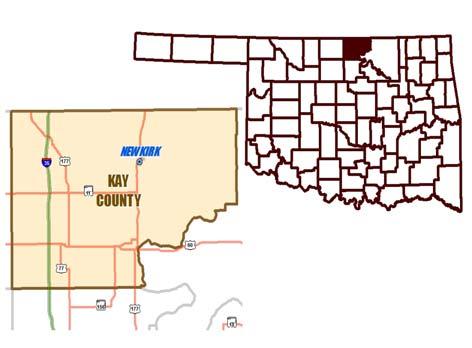 County: Assessor / Office Information Kay Assessor: Susan Keen Year appointed: N/A Year elected: 214 Years as Assr: 3 Yrs Empl in Assr Off: 28 First deputy: Janell Leaming County Seat: Newkirk