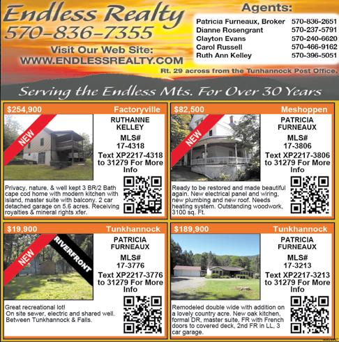 COMMERCIAL PROPERTIES, REAL ESTATE SERVICES, VACATION PROPERTIES AND MORE NORTHEAST PA HOMES INDEX REALTORS: The Agency Real Estate Group...12-16 Century 21 Smith Hourigan Group - Waters Edge.