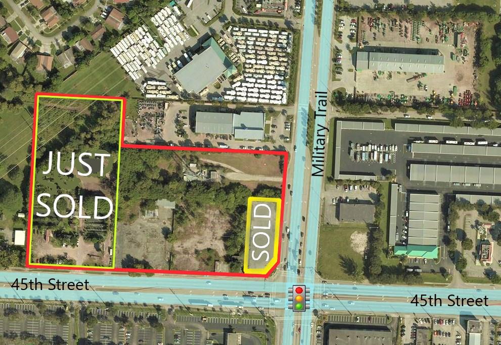 45TH ST ASSEMBLAGE, WEST PALM BEACH Robert Hamman s team at SVN Florida represented the buyer in the purchase of 5± acres to