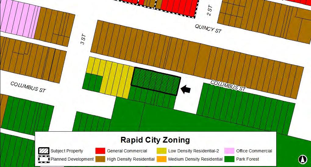 Subject Property and Adjacent Property Designations Existing Zoning Comprehensive Plan