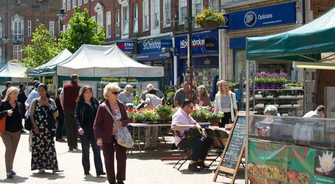 The town is ranked 4th for shopper population across London centres (excluding Central London) and 20th nationally (PMA 2016).