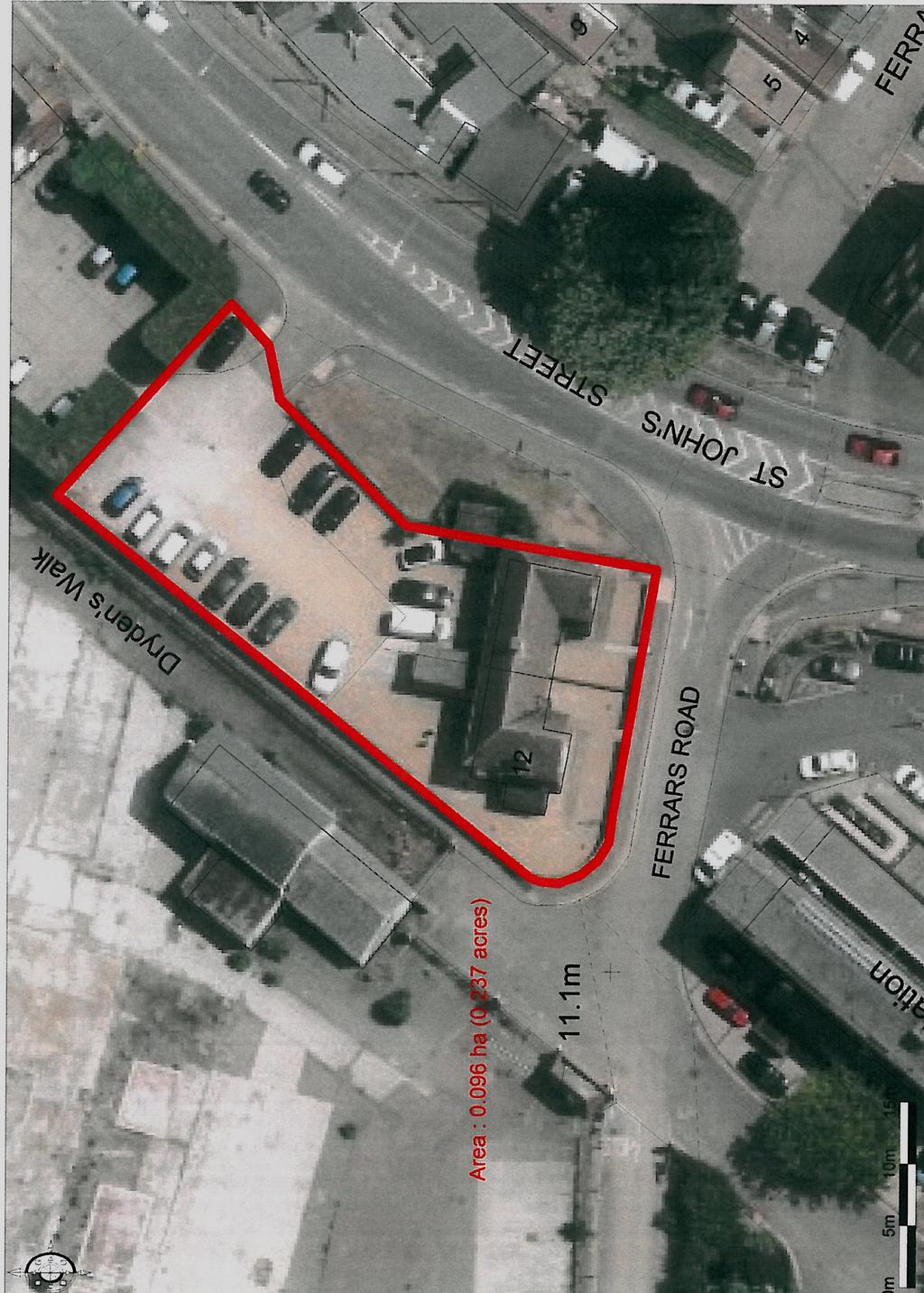 08 sq m (1,777 sq ft) Prominent site fronting Huntingdon ring road extending to 0.