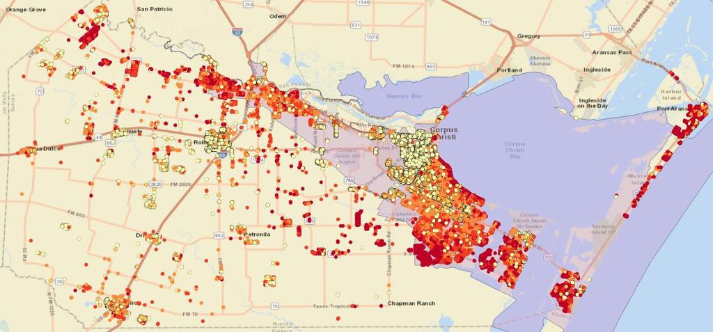 Spatial Distribution of Homes Affordable to Each
