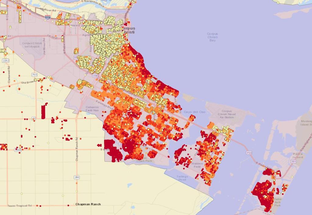 Spatial Distribution of Homes Affordable to Each