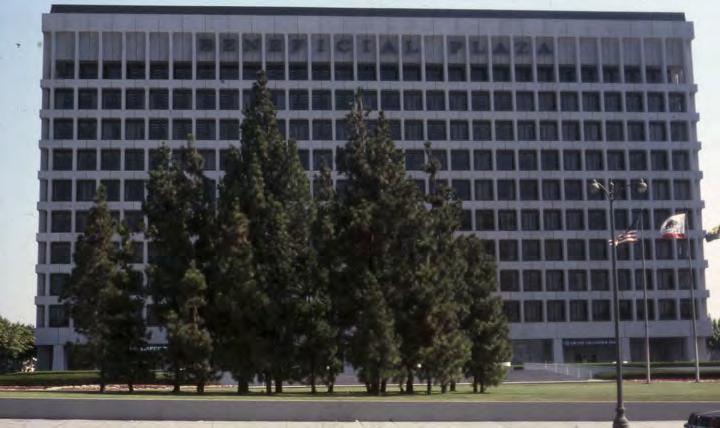 Beneficial Plaza and Liberty Park, view south, 1978 (Photo by Anne Laskey.