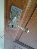 Door does not lock and unlock easily-