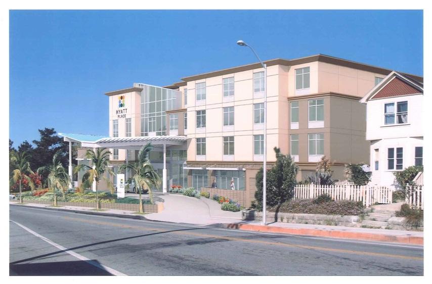 Permit to construct a 106-room hotel, and an Administrative Use Permit for a low-risk alcohol outlet.