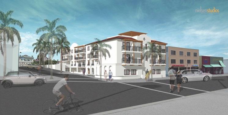 1804-1812 Ocean Street Live/Work Residential Townhouses APN:008-045-08, -13 Planned Development to allow for an increase in building height and a reduction in front and