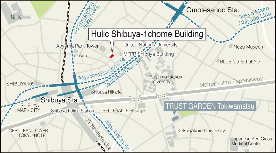 1-chome Building Map
