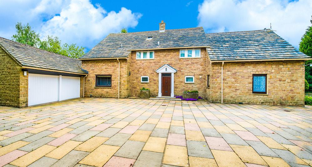 Exceptional family home in the village of Baslow set in stunning acre gardens Breakfast kitchen with walk in pantry Private driveway, extensive off road parking and double garage Further 12 acres of