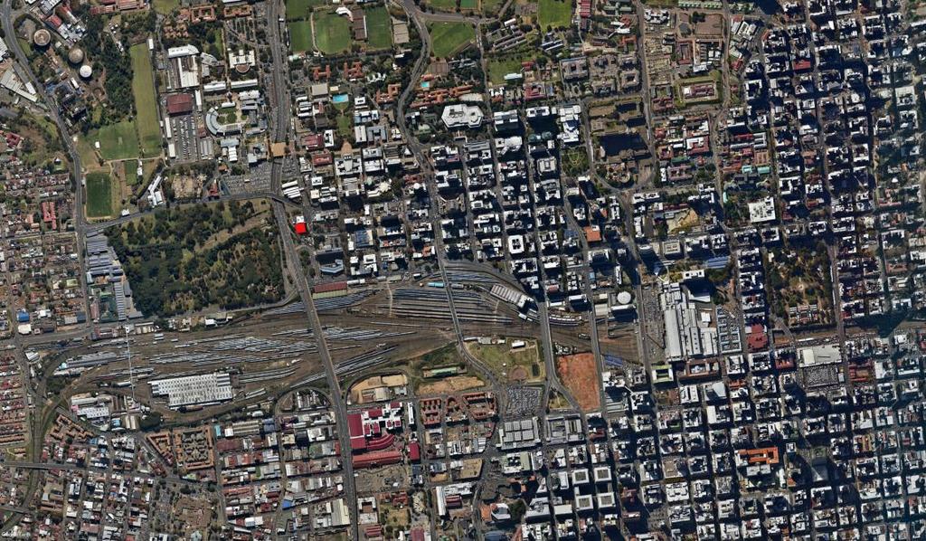 well as the University of the Witwatersrand. The site offers excellent frontage to high volumes of passing pedestrian and vehicular traffic with partial frontage onto the M1 highway.