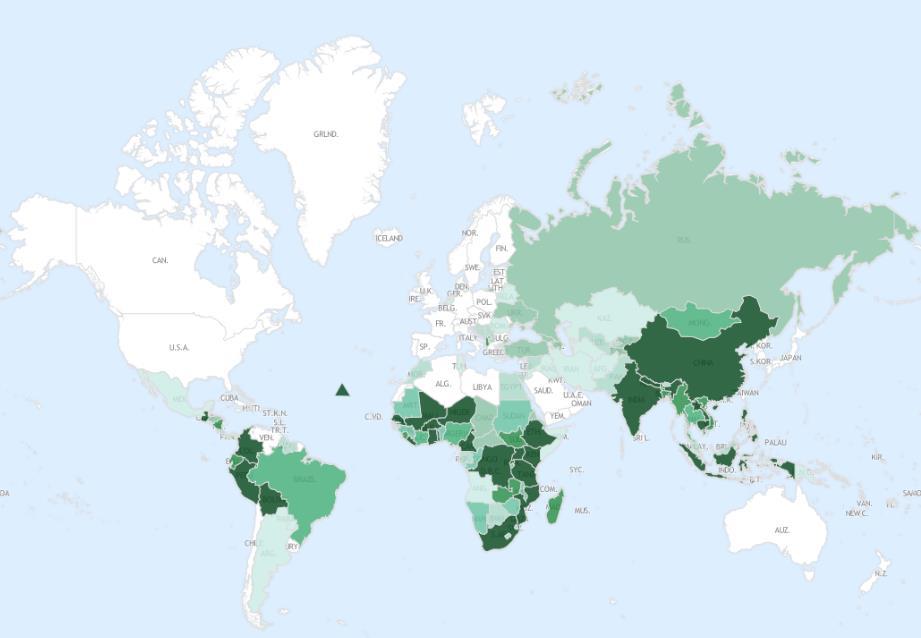 Support to Countries Donor Land Governance Programmes Map Donors: Austria Belgium Canada Denmark European Union FAO Finland France Germany IFAD Japan Netherlands Sweden