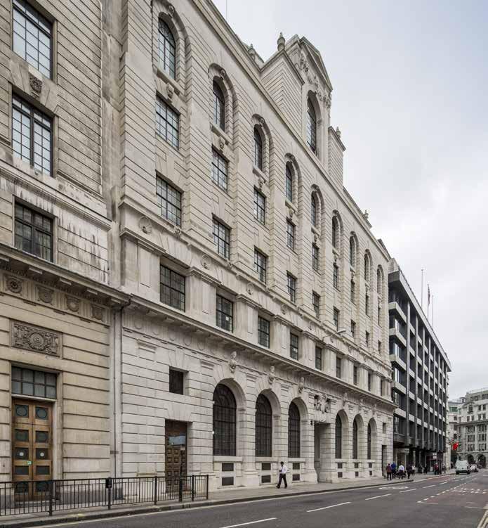 THE NED, POULTRY RESTORATION The impressive Portland stone façades have been