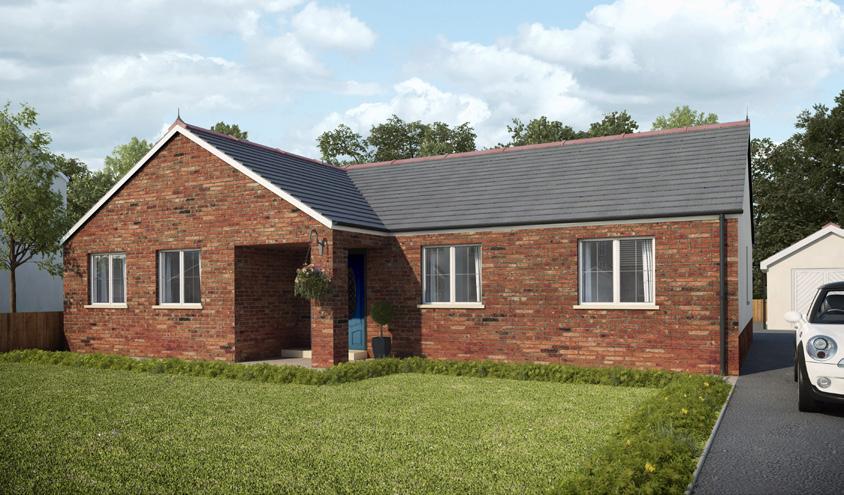 House type: Cywyn Detached, 110m2 3 bedrooms Family Bathroom