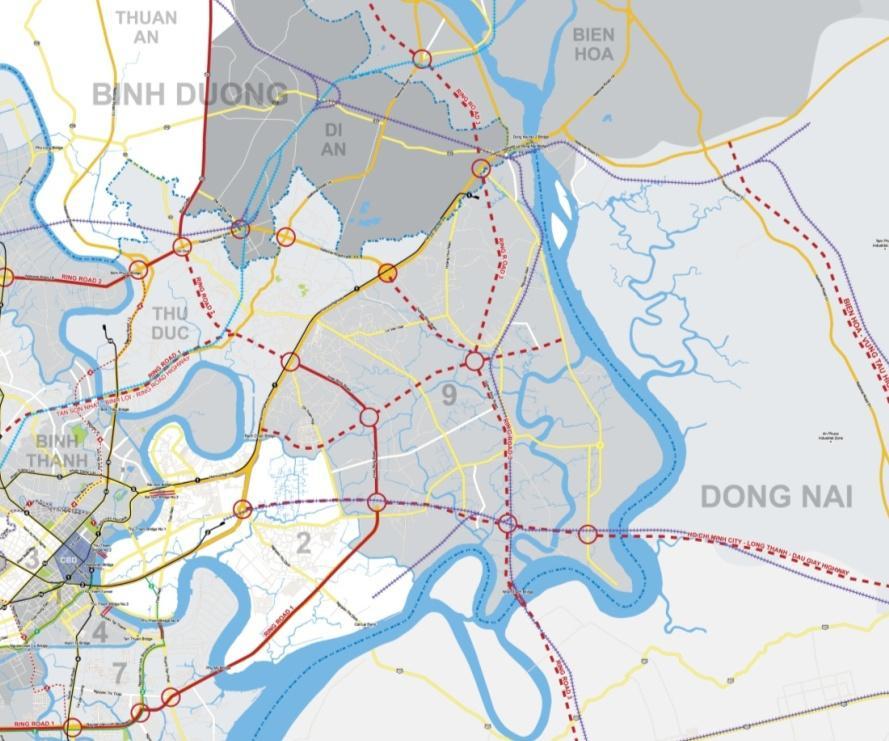 Aqua City Township Project summary Type Township with marina Bien Hoa Location Area History Legal status Investment strategy Dong Nai Province, bordering District 9 of HCM City Site area: 250ha.