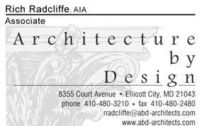 Architectural services provided by