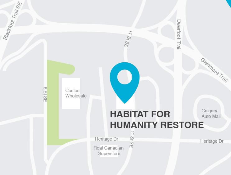 Where you can volunteer in Calgary Habitat for Humanity ReStores WHAT ReStore