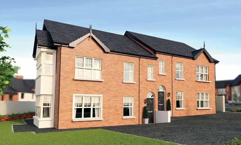 - Old Portglenone Road, Ahoghill - SITE PLAN 5 6 7 8 THE PEARL 2 Bedroom Apartment Site no s. 22-25 - 643 Sq. Ft.