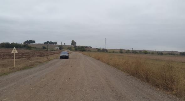 Figure 4: Road of Zalimkhan village (km01+030)-