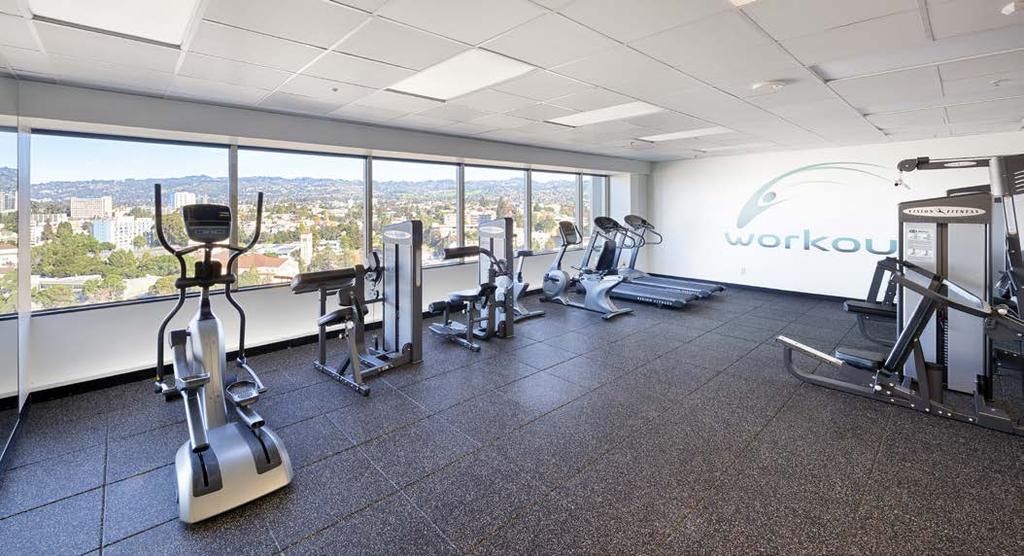 equipment, showers, and a locker room Secured bike storage Unobstructed views of