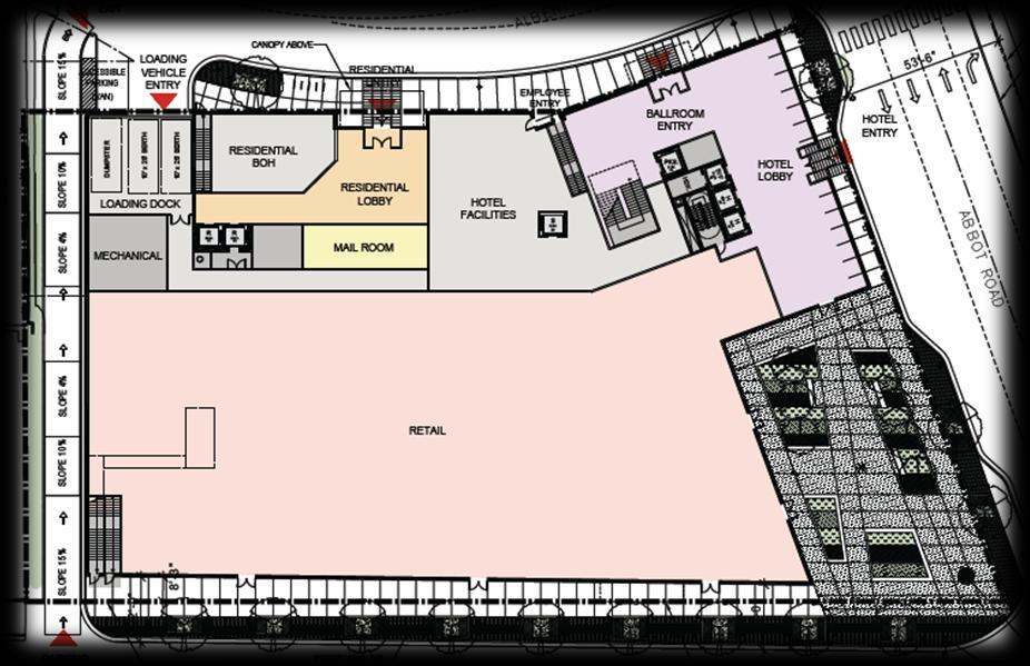 November 10, 2016 Page 7 of 28 The second floor shown below includes the ballroom, outdoor