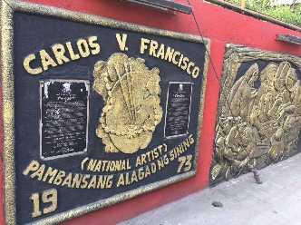 Carlos Botong Francisco's Ancestral House and Angono Street Murals Muralist and National Artist for Visual Arts, Carlos Botong Francisco s ancestral house is situated at Dona Aurora Street, Poblacion