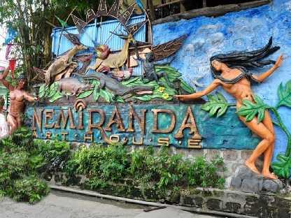 Nemiranda Arthouse Angono, Rizal takes pride of having several museum destinations where one can also dine and marvel at the artistry in the form of sculptures, paintings and the likes.
