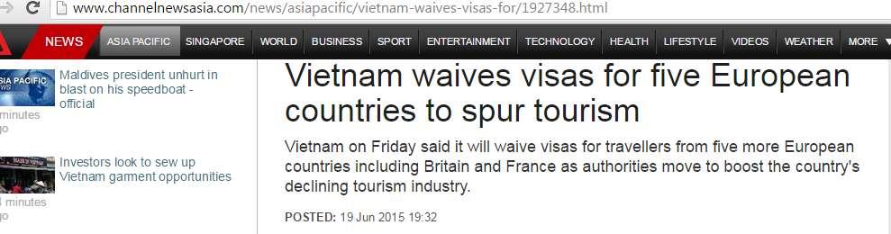 Number of arrivals HOSPITALITY European Visitors set to rise due to Visa Waiver Top eight guest nationalities to Viet Nam 1,800,000 1,500,000 1,200,000