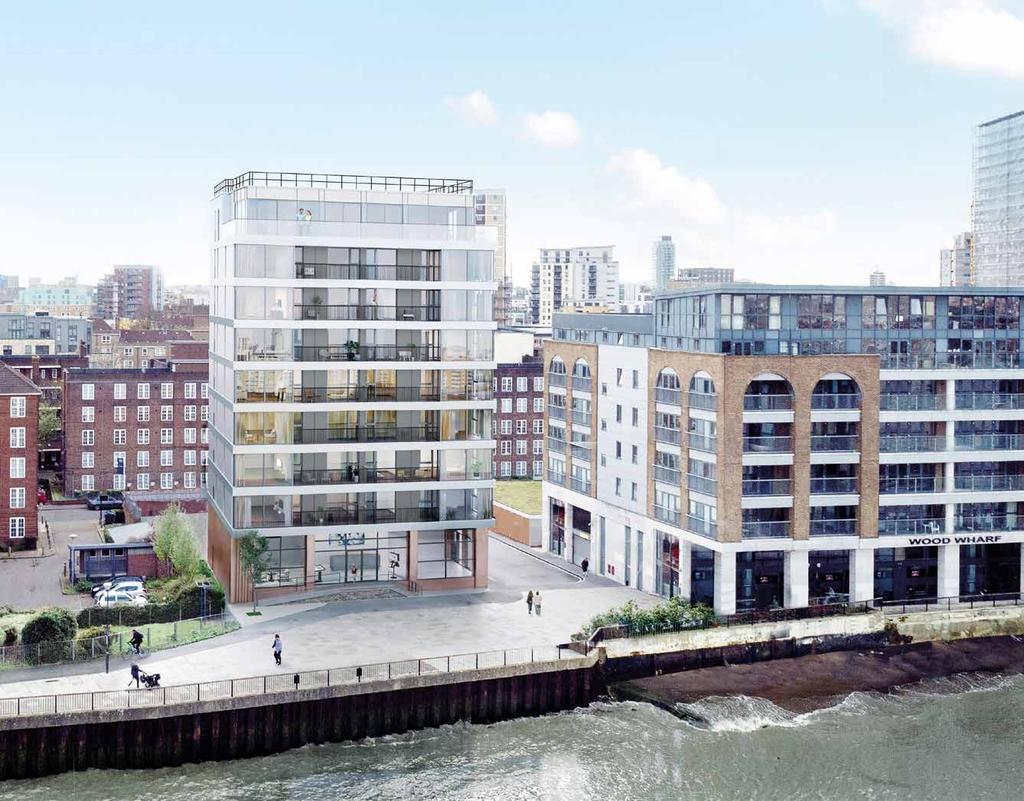 CGI view of Thames Street Located a stone s throw from the historic Greenwich