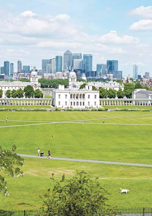 Green living in the heart of the city With over 50 parks and gardens to enjoy, including the spectacular Greenwich Park, you ll find