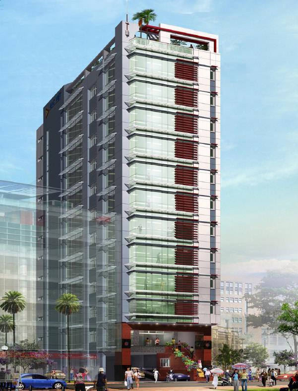 Commercial / Office Building Port-Coast Office (14 Storey) Tan