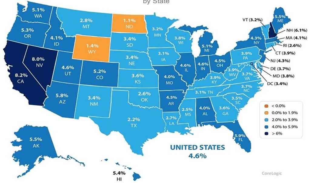 Forecasted Home Price by State