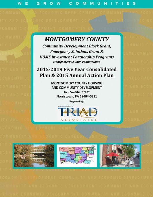 Start Here MONTGOMERY COUNTY CONSOLIDATED PLAN 2015-2019 Review the Montgomery County Five-Year Consolidated Plan.