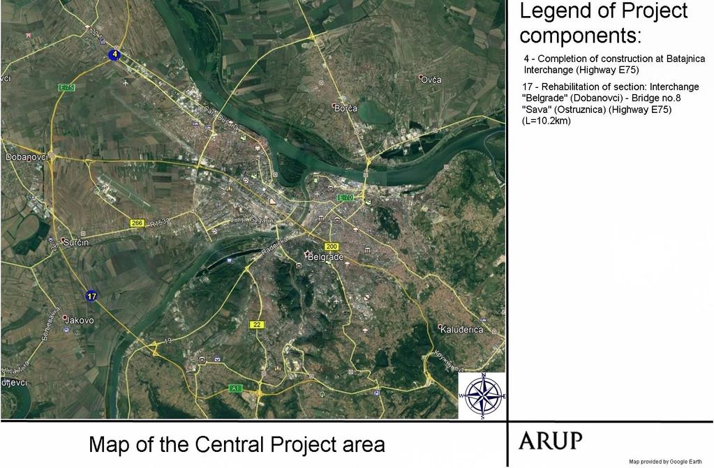 Figure 3 - Sub-Projects in the central area Issue 1 June 2018 J:\216000\216219-00 CORR10.WB.